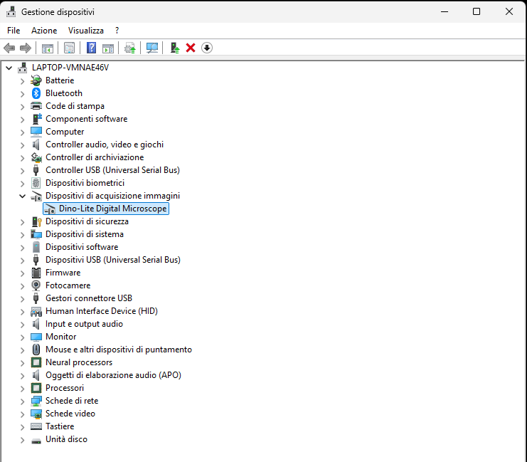 Per caricare ed usare nel programma una videocamera o dermatoscopio occorre prima installarla su Windows e rilevarla con Gestione dispositivi. Premi la combinazione di tasti WinX e seleziona Gestione dispositivi dall'elenco che compare oppure usa il comando dal prompt devmgmt.msc. Dermatec videodermatoscopia digitale con refertazione fotografica in epiluminescenza a luce polarizzata, e follow-up visite.